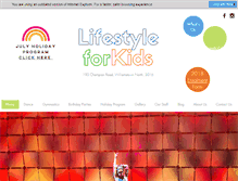 Tablet Screenshot of lifestyleforkids.com.au